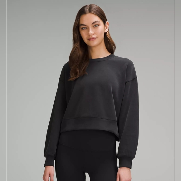 lululemon athletica Tops - Lululemon Perfectly Oversized Cropped Crew 8